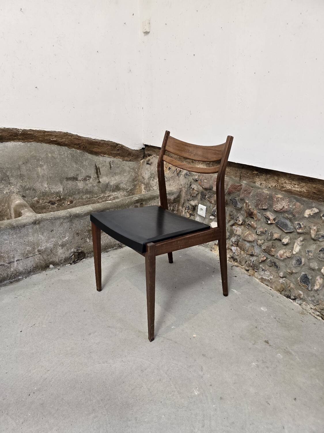 6 Scandinavian style teak chairs 1960