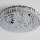 Space Age Staff ceiling light with bubbled glass