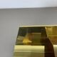Large brass wall lamp by Vereinigte Werkstätten, 1980s