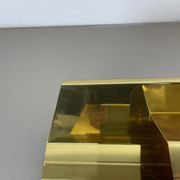 Large brass wall lamp by Vereinigte Werkstätten, 1980s