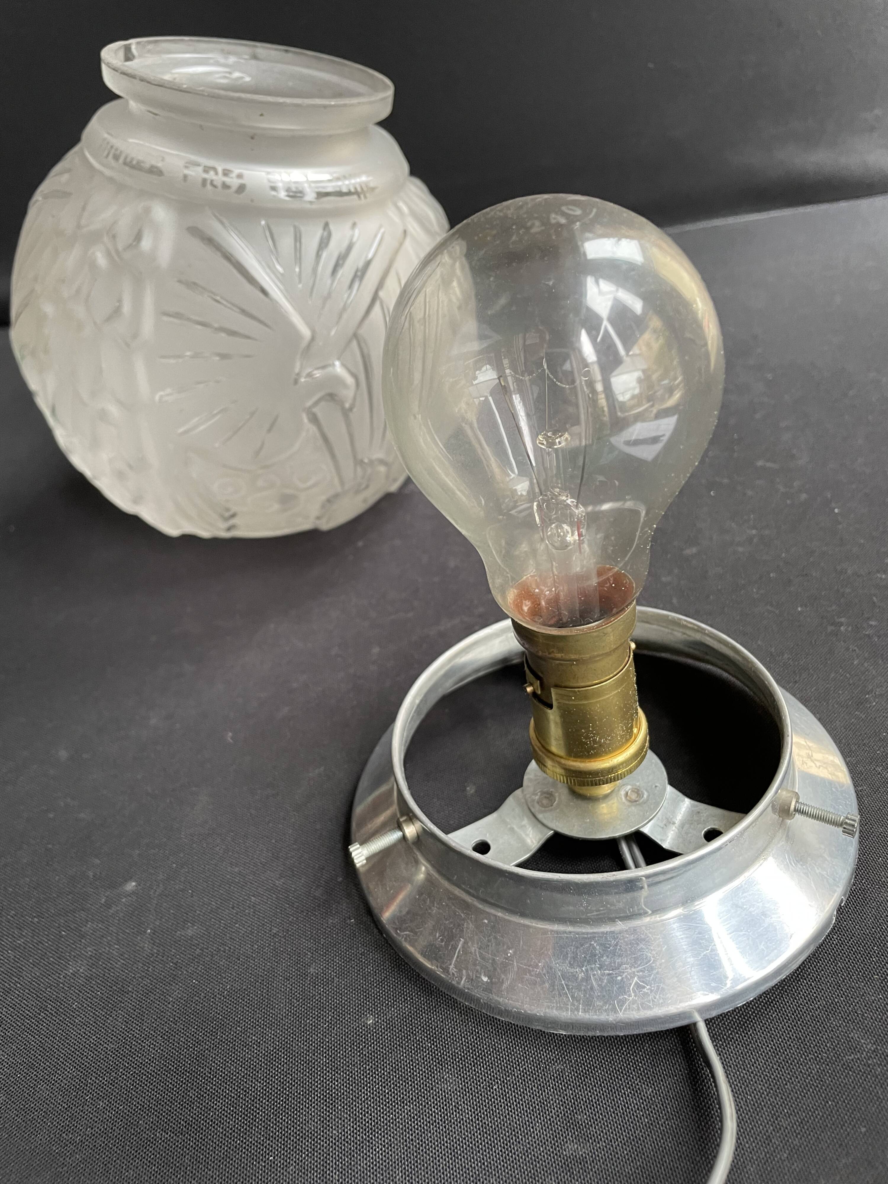 Night light or old ceiling light Muller Frères Lunéville