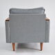 Armchair model Cube, renovated, original polish design, 1970, pied de poule