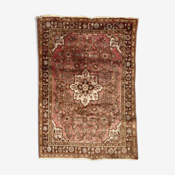 Tapis ancien persan Hamadan fait main 105x152 cm