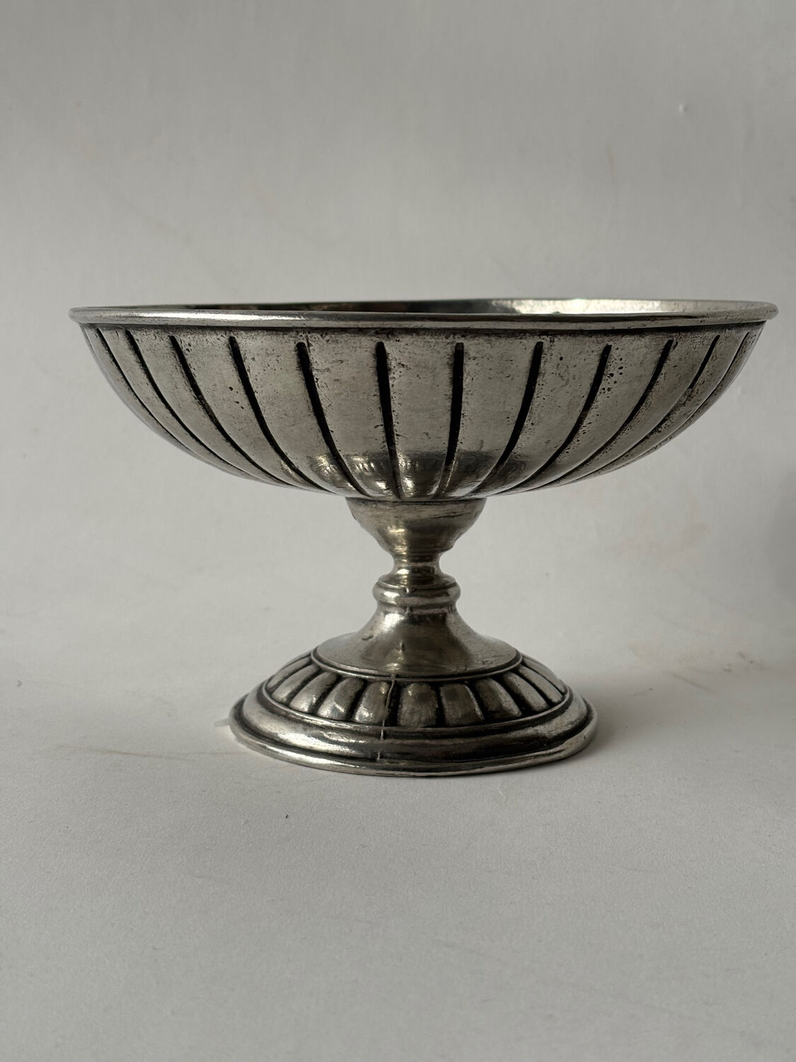 Silver-plated metal compote 1920
