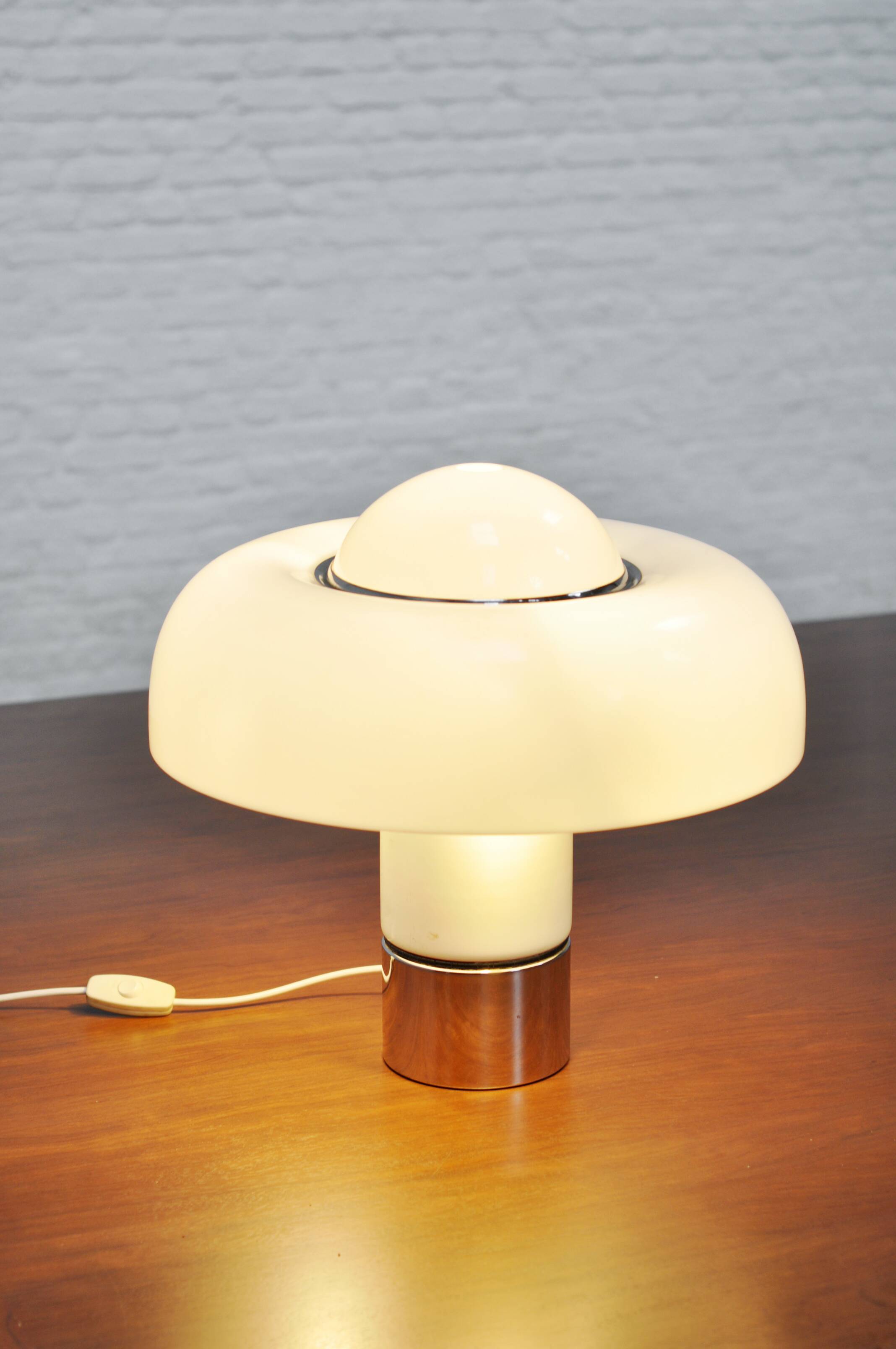 Brumbury table lamp Luigi Massoni for Harvey Guzzini Italy, 1970s
