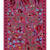 Hand-knotted rug, vintage Turkish rug 105x184 cm