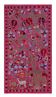 Hand-knotted rug, vintage Turkish rug 105x184 cm