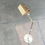 German Vintage Floor Lamp in Hollywood Regency Style in Brass by Florian Schulz