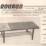 franco Scandinavian coffee table - Rouaud - 60s
