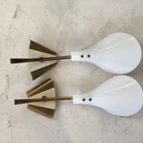 Brass sconces