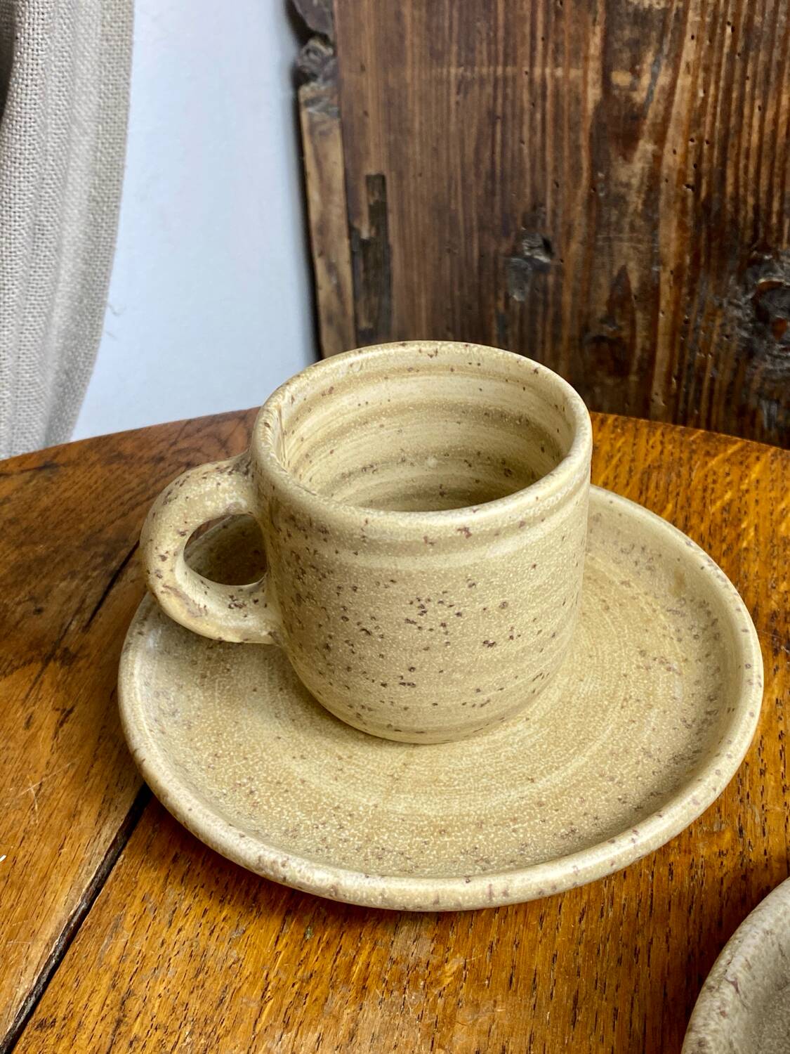 Niderviller stoneware coffee cups