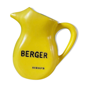 Yellow shepherd plastic pitcher