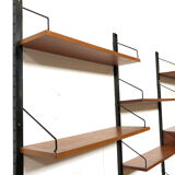 Vintage Poul Cadovius Royal System Wall Console