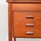 Scandinavian vintage teak flip-top desk