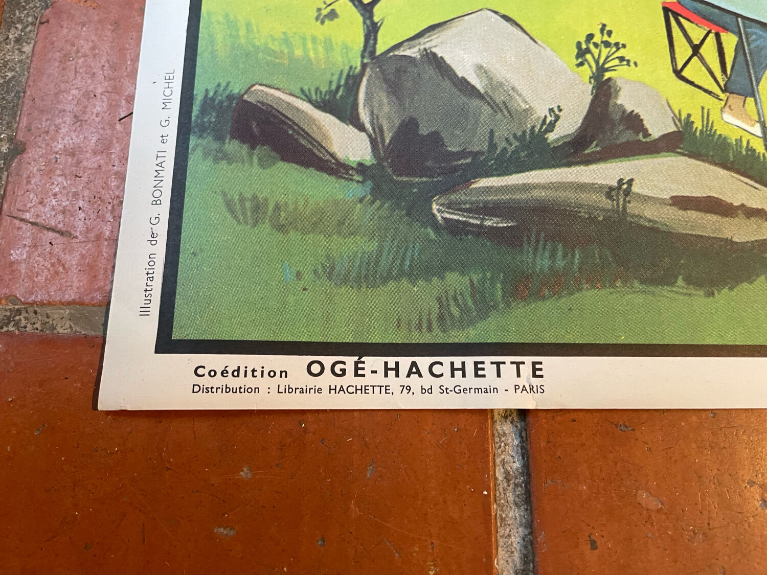 Ogé-Hachette poster "the farm / the station"