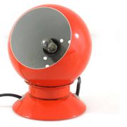 Abo Randers original scandinavian vintage red magnet bedside Ball Lamp