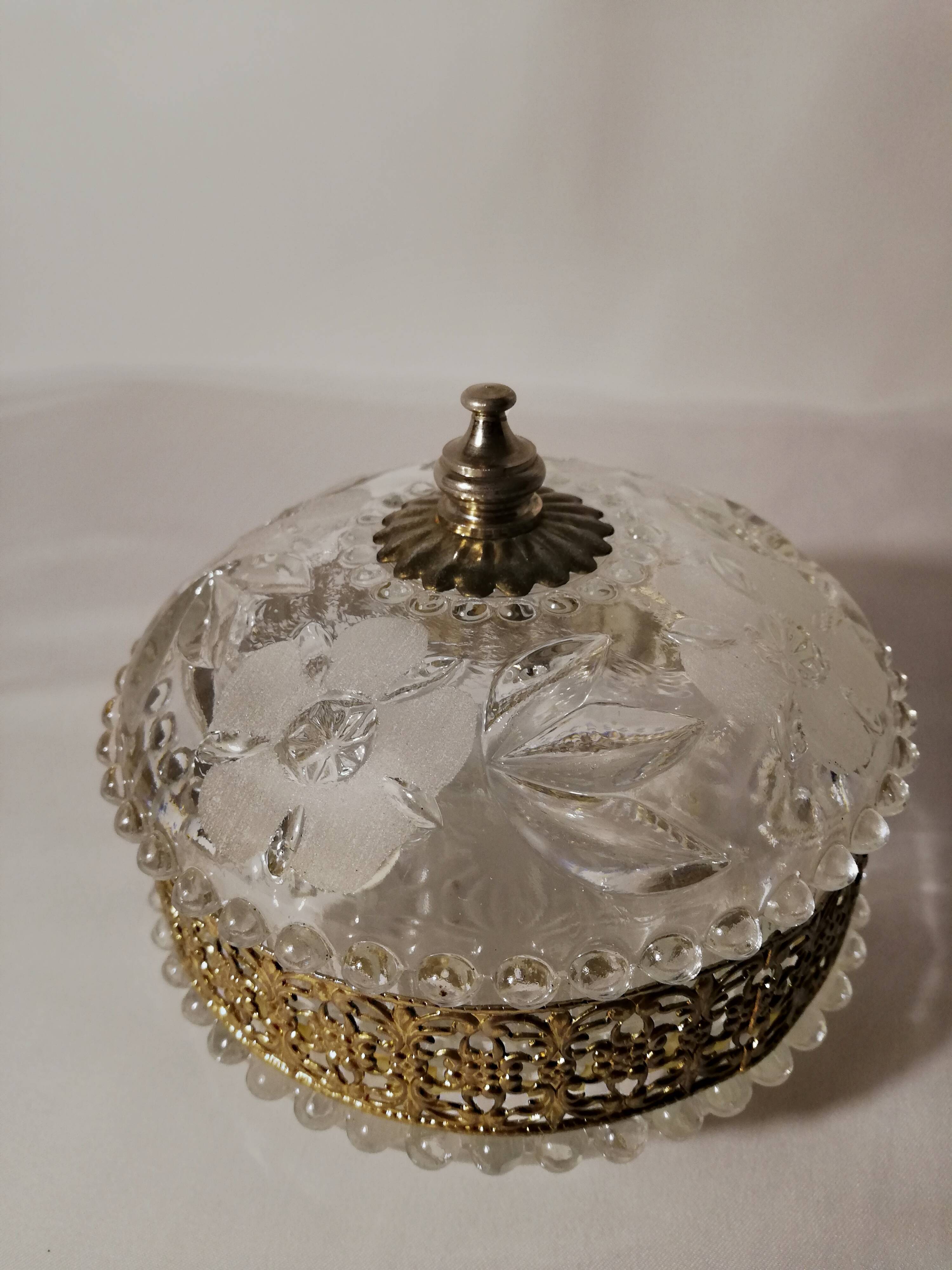 Crystal Art Deco Box
