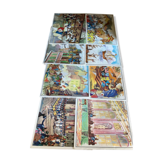 Set of 8 educational posters- history