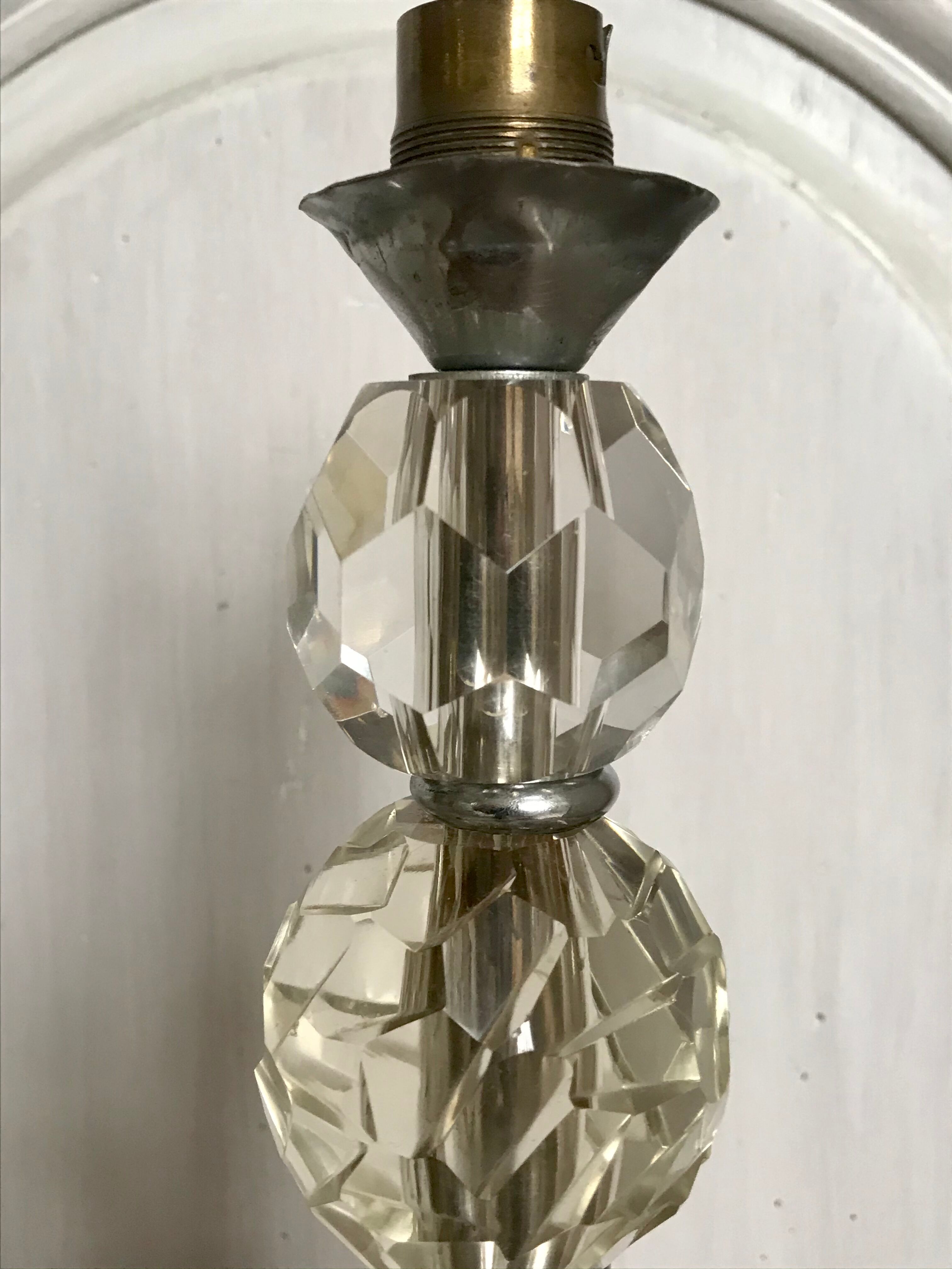 Vintage crystal lamp