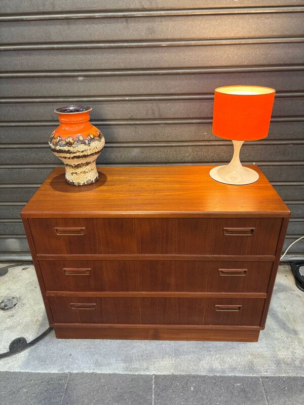 Commode scandinave 3 tiroirs années 70’