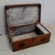 Massive ash chest and iron handles - mid-19th century