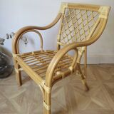 Rattan armchair