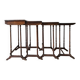 Tables gigognes Art nouveau en bois