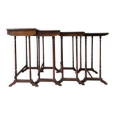 Tables gigognes Art nouveau en bois