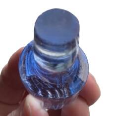 Blue glass carafe