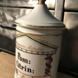 Apothecary porcelain jar from Limoges Goumot Labesse