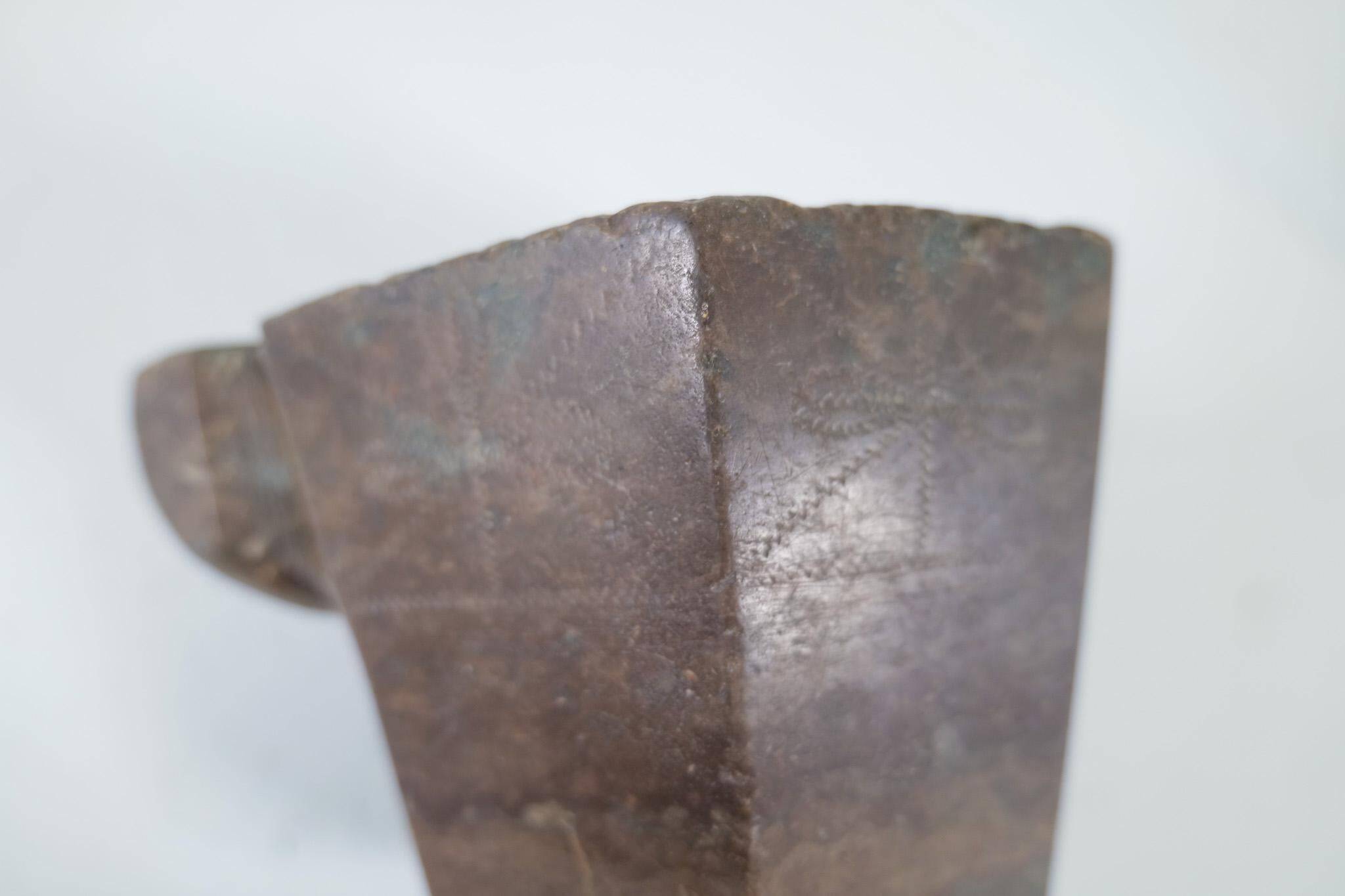 Large Ancient Mortar in Swedish Stone, circa 1800