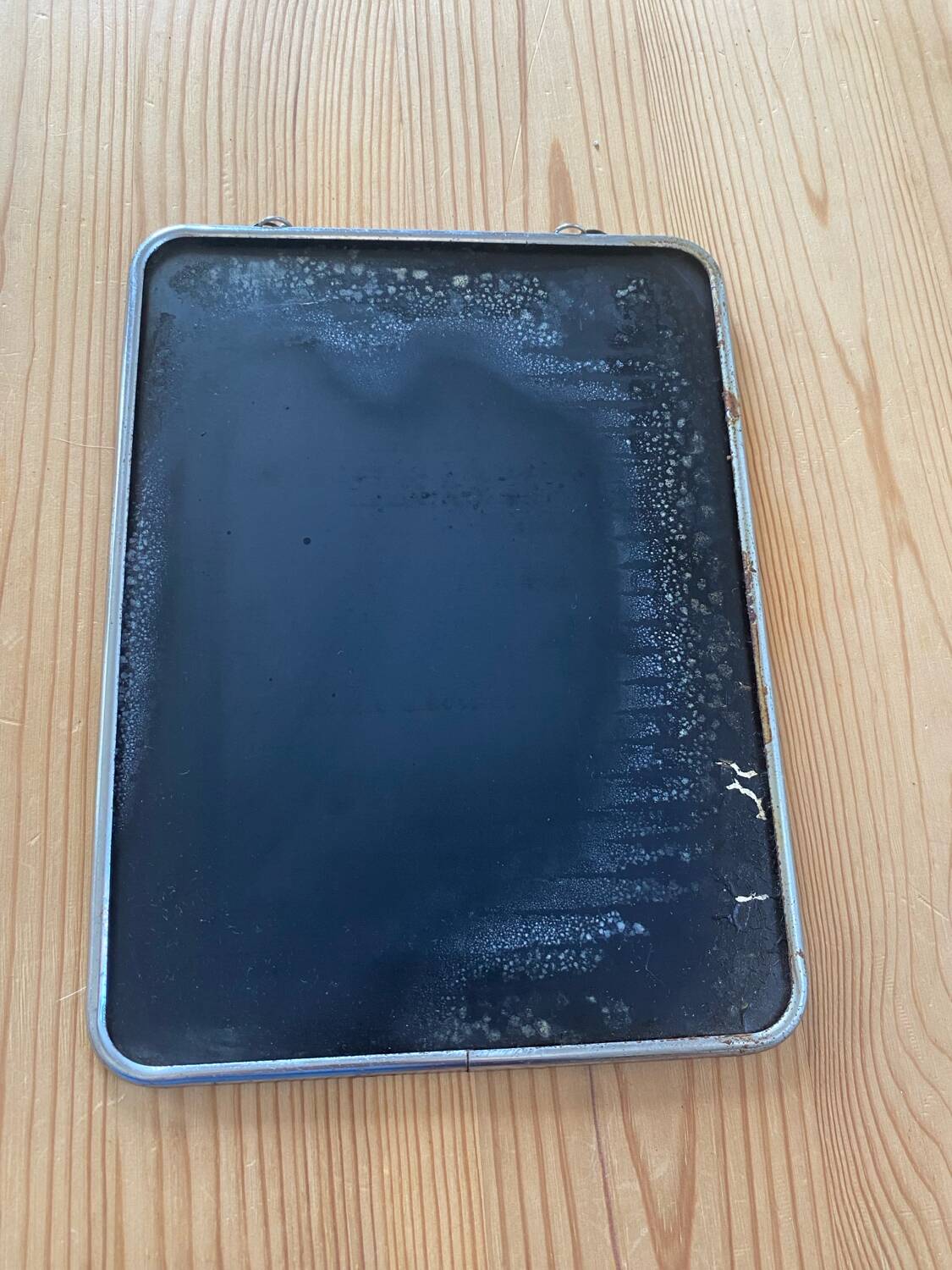 Vintage barber mirror