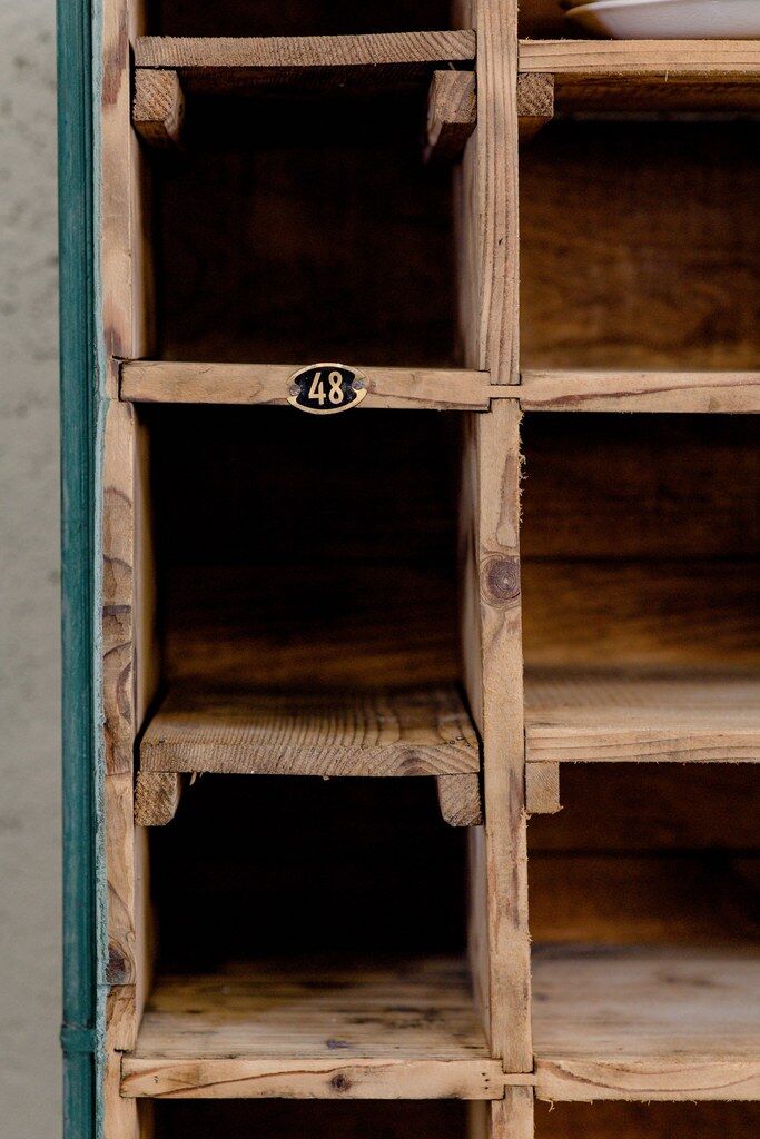 Furniture with 38 factory lockers