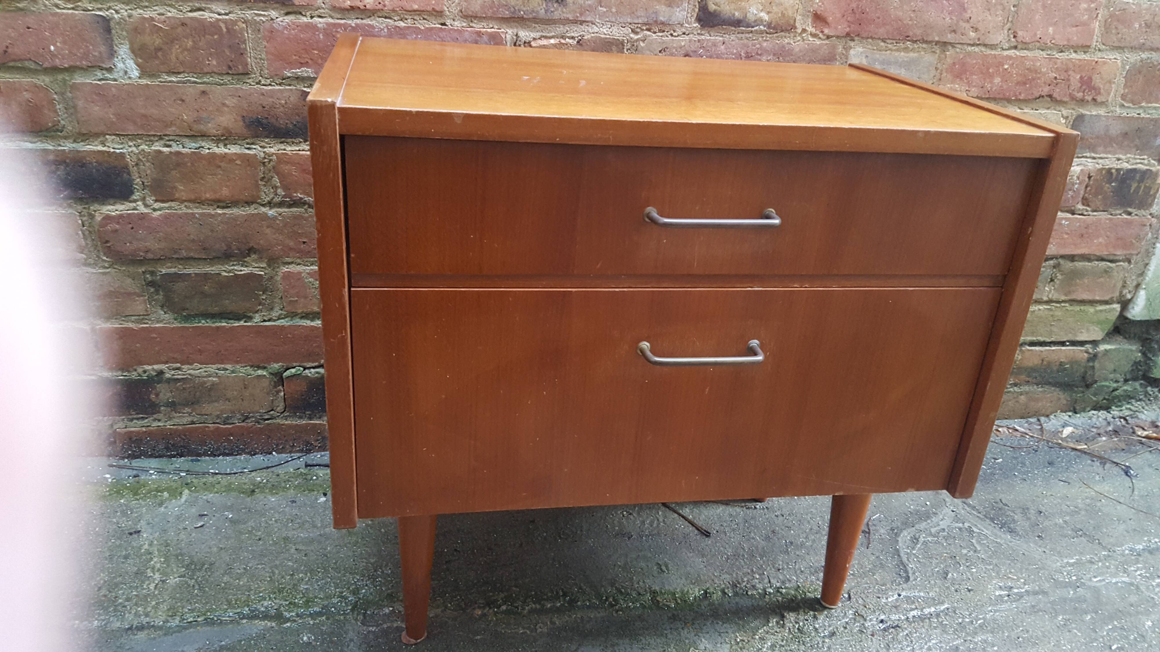 50 year Scandinavian bedside table