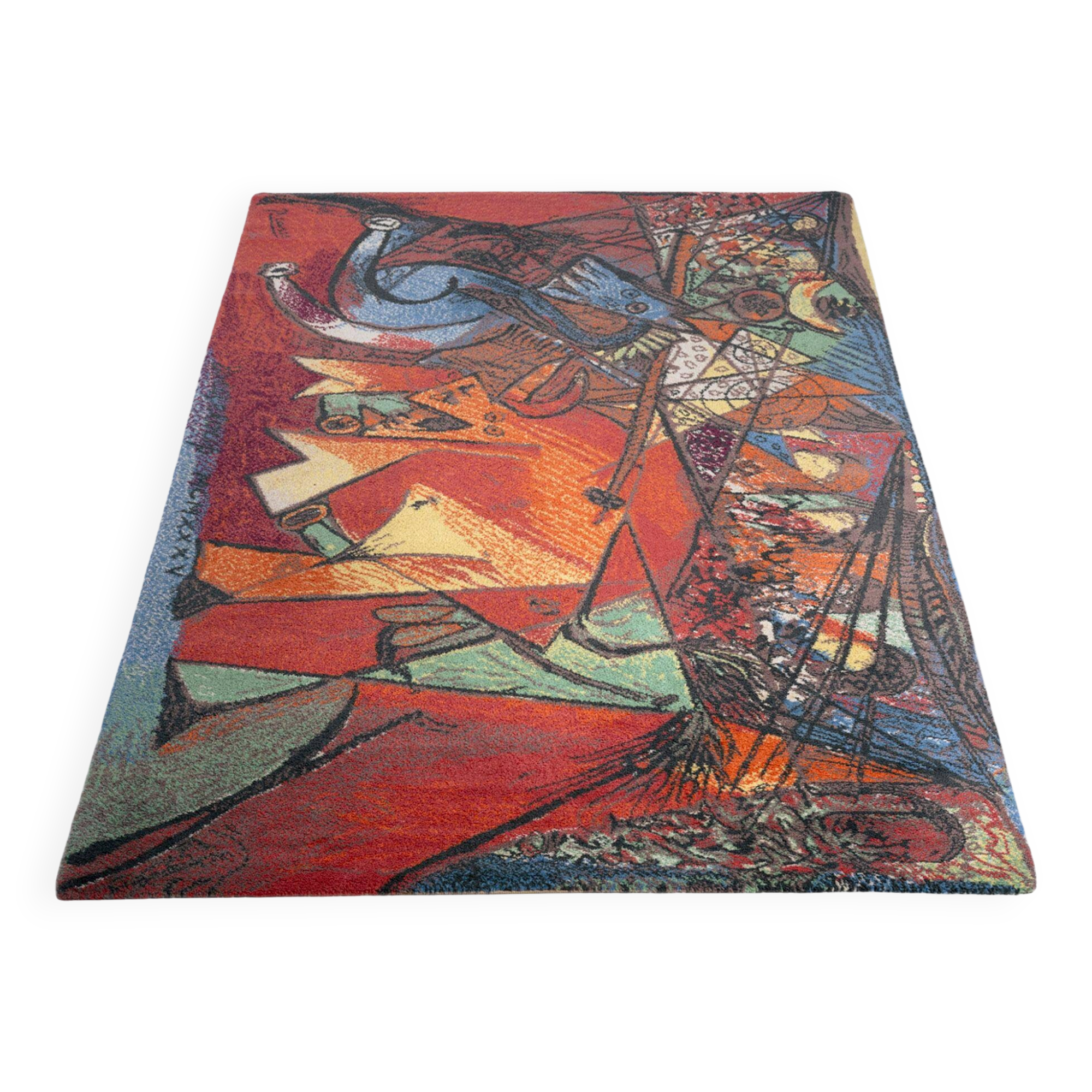 Wool Rug Pablo Picasso 'Run of the Bulls' by Ege Axminster Carpets, Denmark