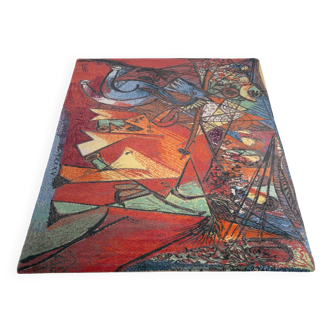 Wool Rug Pablo Picasso 'Run of the Bulls' by Ege Axminster Carpets, Denmark