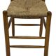 Vintage Stool Danish Papercord Rope Stool Mid Century Ottoman