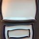 Series of 3 imperial porcelain trays Russia Kuznetsov