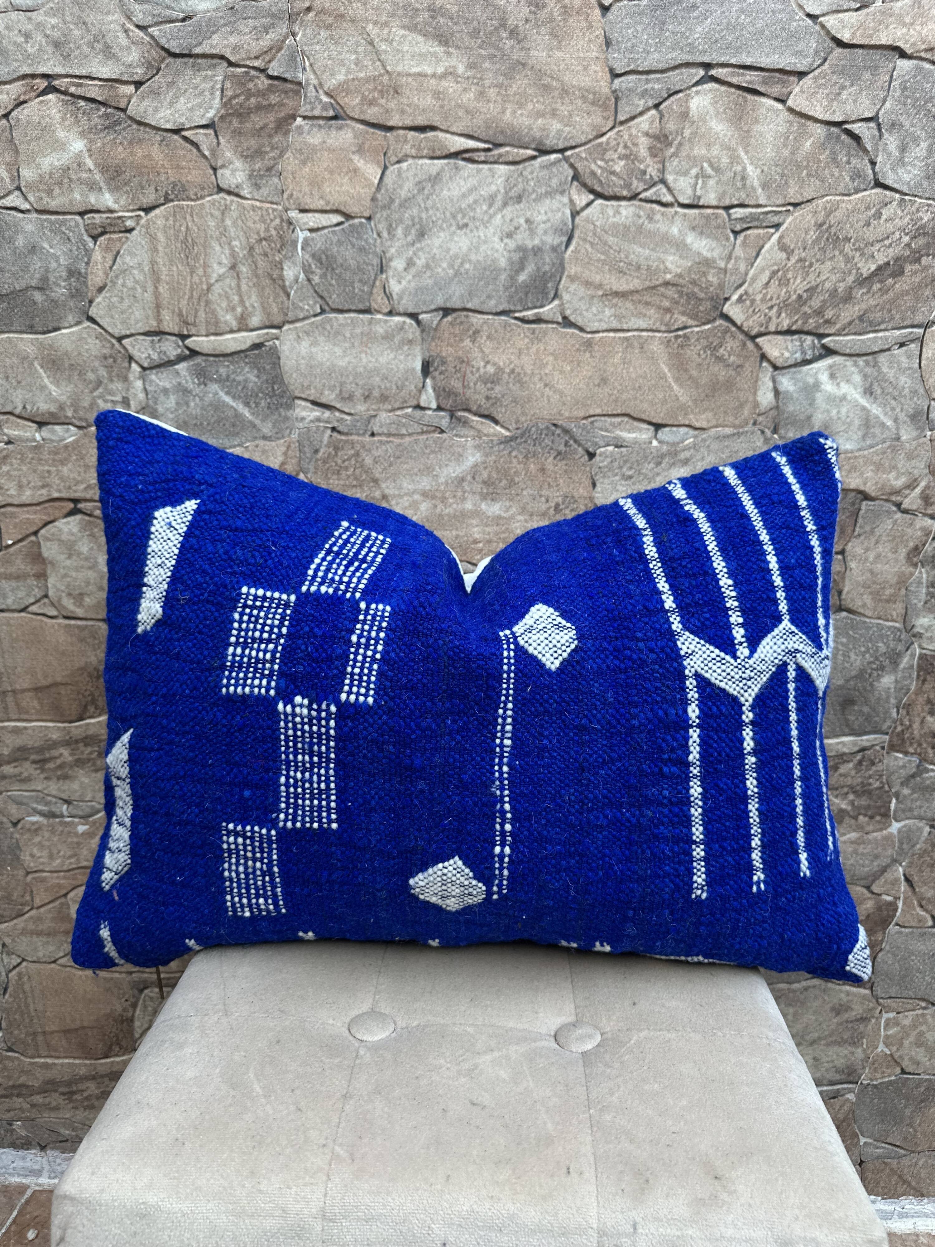 Moroccan floor cushion, decorative cushions, vintage Moroccan ottoman