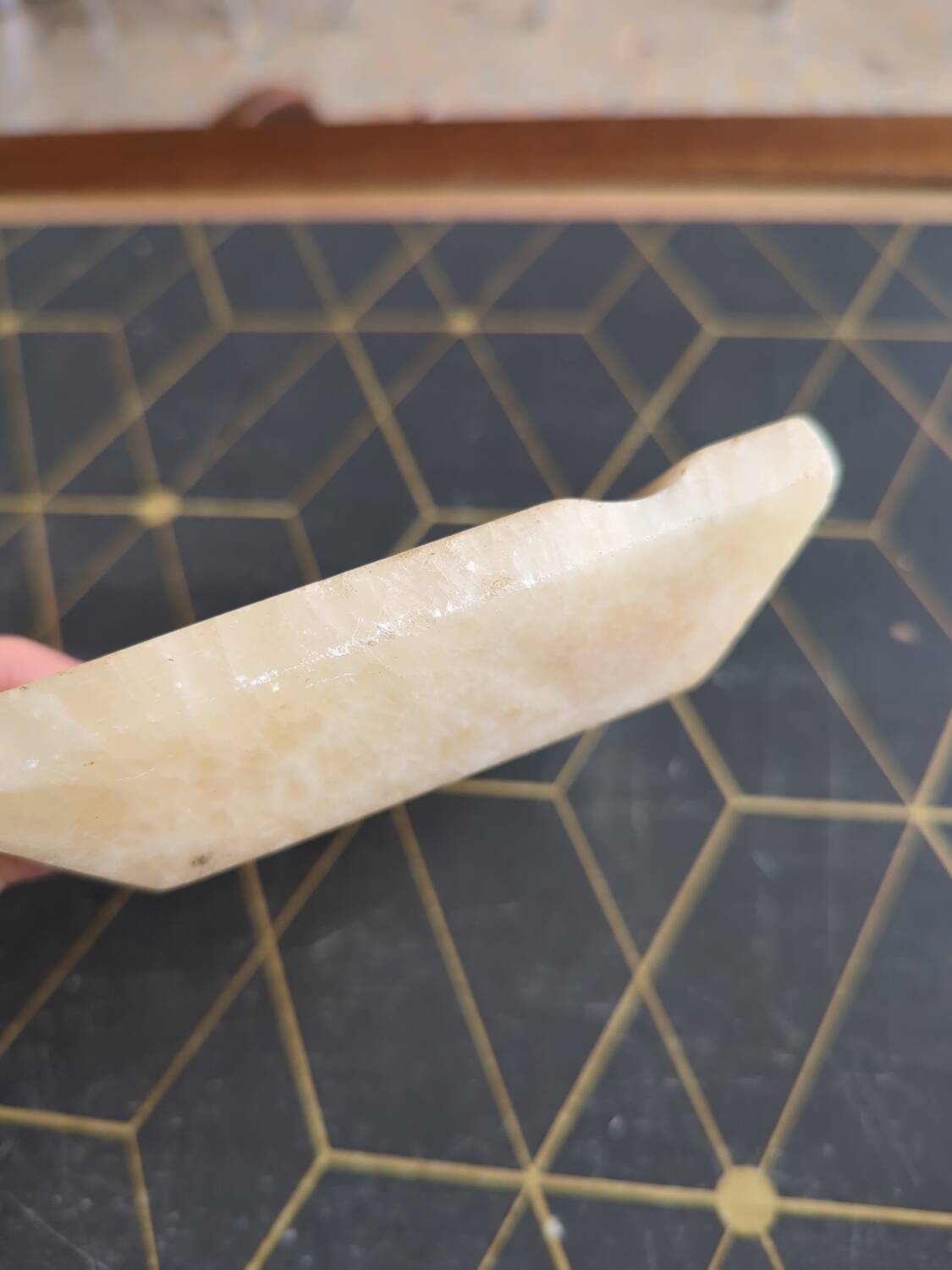 Alabaster ashtray from the 60s