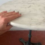 Table bistrot marbre