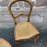 4 chaises rustique d’époque Louis Philippe