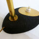 Lampe de bureau Aluminor noir & dorée