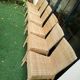 6 chaises vintage en bambou et osier 70's