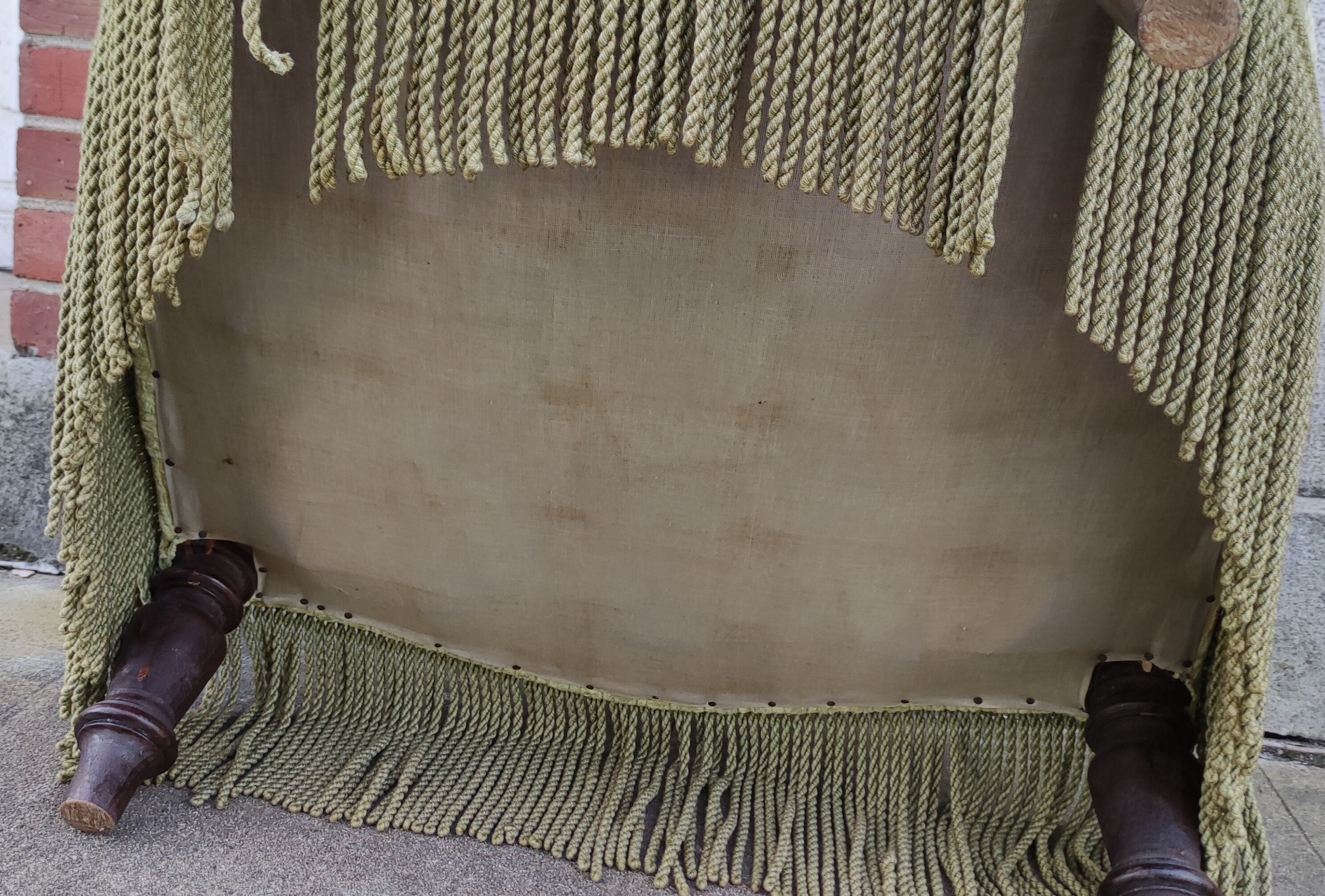 Pair of toad armchairs