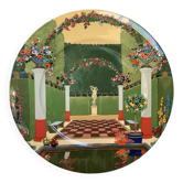 Assiette numérotée R Charmaison villeroy et boch