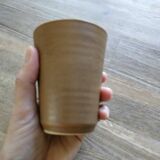 Set of Digoin stoneware glasses