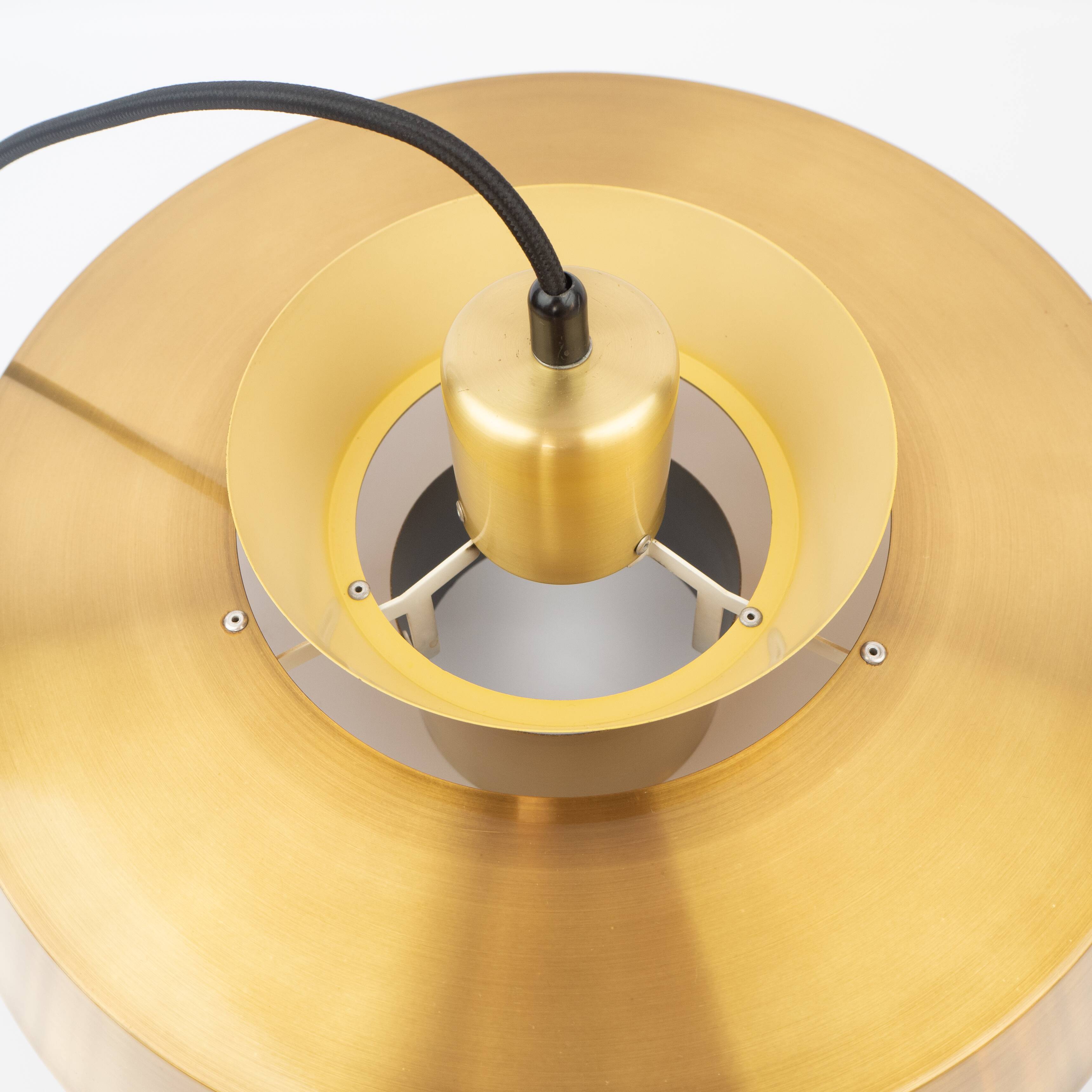 Danish vintage pendant lamp Nova by Jo Hammerborg, Fog og Morup, 1963