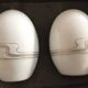 Service salière et poivrier en porcelaine Asimmetria Rosenthal