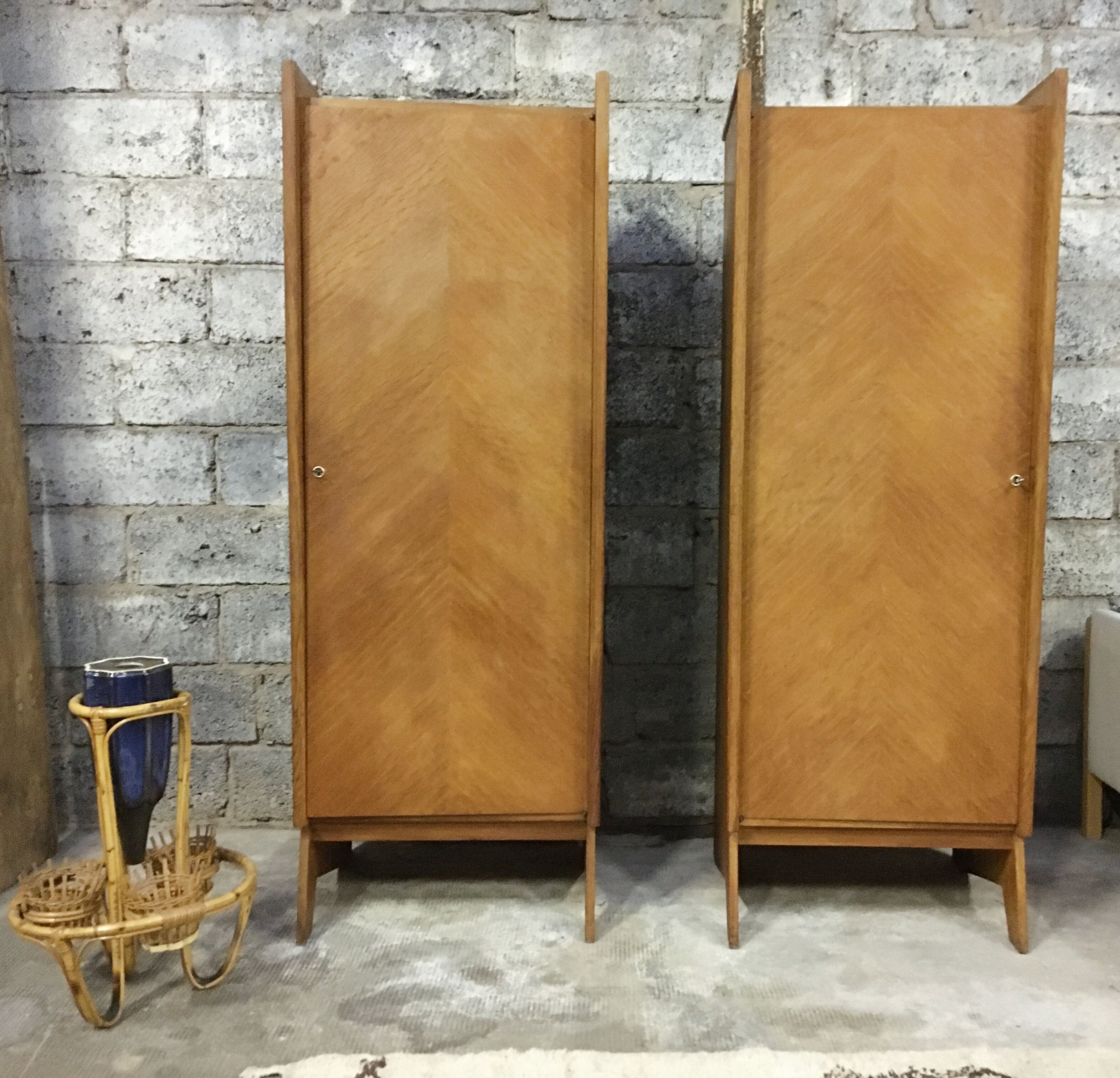 Pair of university wardrobes